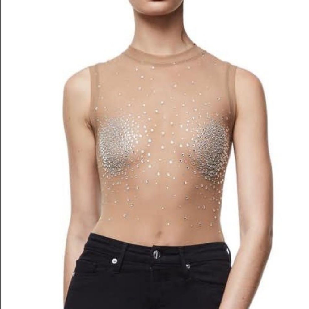 Good American bling bodysuit size 0